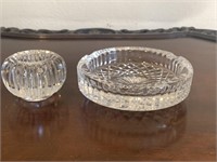 Waterford Crystal Ashtray & Candle Holder