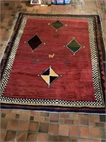 8'1" x 7' Antique Persian Rug