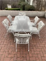 Glass Top Outdoor Patio Table