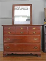 3-Drawer Chest with Attached Mirror