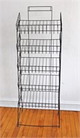 5-Shelf Slant-Display Wire Rack
