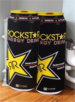 2 Rockstar Energy Drink Ad Signs