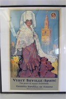 Jose Segrelles Albert Tourist Poster-Seville
