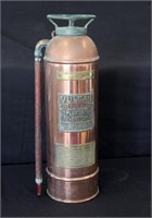 Vulcan Antique Brass Fire Extinguisher