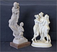 Tabletop Statues: Three Graces, Mother & Children