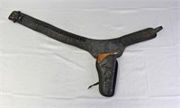 Leather Pistol Holster and Belt
