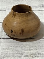 Leon Novikoff Hand Made Wood Vase