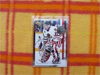 Hockey Dominic Hasek carte autographiée upper