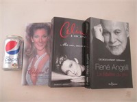 3 livres sur Céline Dion en Français, comme neufs