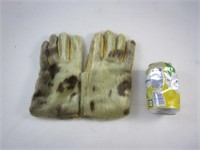 Paire de gants en Loup-marins vintage