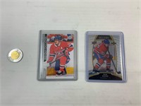2 Cartes de Hockey des Canadiens Nick Suzuki et