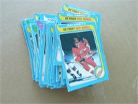 Lot 70 cartes de hockey OPC plusieurs vedettes