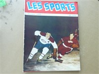 Sport revue hockey 1955 Gordie Howe plusieurs