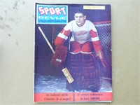 Sport revue hockey 1959 Terry Sawchuk detroit