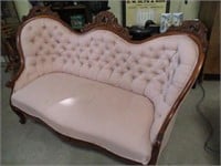 ANT. PARLOR SETTEE - 61"W