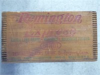 Wood Remington ammo box