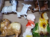 Assorted dogs & chalkware