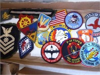 Assorted military patches