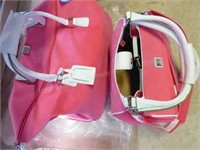 Set of DVF pink luggage/bags (never used)