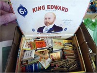 Cigar box w/ matchbooks