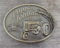 John Deere Poppin Jonnie Belt Buckle never worn