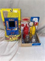 KIDS PAC-MAN ARCADE AND CONDIMENTS PLAY SET