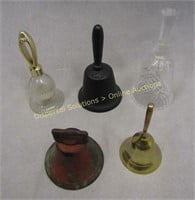 Brass Glass Metal & Cast Bells