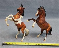 2- Breyer Rearing Horses