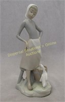 Lladro - Girl with Duck Figurine