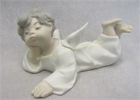 Lladro - Angel Boy - laying down