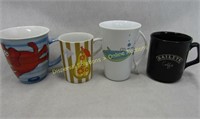 4 miscellaneous mugs