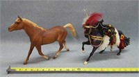 2- Breyer Horses- Christmas & Running