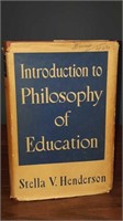 1947 "INTRODUCTION TO PHILOSOPHY" S. V. HENDERSON
