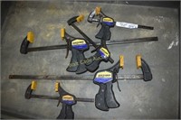 Mini Bar Clamps Quick Grip Lot of 5 - 3 Are