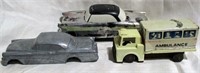 Lot of Vintage Large Scale Cars