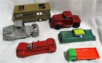 Lot of Vintage Die-Cast Cars and Trucks