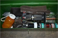 Tool box with Bernzomatic torch and Butane
