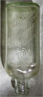 Rochester Germicide Co Glass IV Bottle Pat. 1888