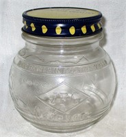 JFG Globe Peanut Butter Jar with Lid