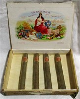 Pre-Embargo 1940's/50's La Corona Cuban Cigars