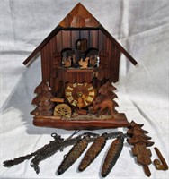 Vintage Spath Gutenbach Germany Cuckoo Clock