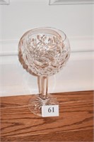 WATERFORD WHITE WINE GLASSES 7" H X 3 1/2" ACROSS