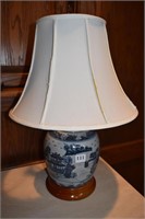 BLUE AND WHITE LAMP