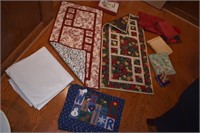 12 DAYS CHRISTMAS TOWELS, RUNNERS, PLACE MATS