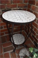 TWO TIER OCTAGON TOP TABLE