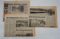 1972 Lewis County Flooding Newspapers