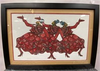 11 - SIGNED/NUMBERED DANCING RED DRESS LADIES