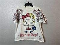 Vintage Born To Shop Graphic Shirt