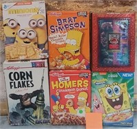 11 - LOT OF 6 COLLECTABLE CEREAL BOXES