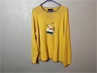 Vintage Sag Harbor Sailboat Sweater